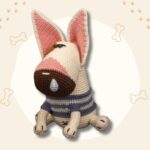 Handmade Crochet Dog Plush – Amigurumi Puppy Doll with Scarf – Cute Gift for Dog Lovers - Image 2