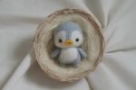 Handmade Crochet Penguin Plush – Cute Amigurumi Winter Penguin with Hat & Scarf – Small Cozy Gift - Image 4