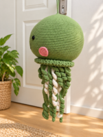 Handmade Crochet Large Octopus Plush – 48cm Soft Amigurumi with Spiral Tentacles - Image 3