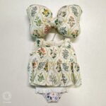 Handmade Labubu Floral Dress Outfit with Lace Headband - Image 9