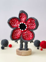 Handmade Crochet Monster Flower Plush — Demogorgon Inspired - Image 7